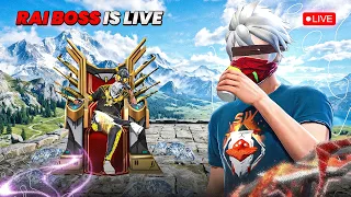 RAI BOSS LIVE 🔴 | 💎 DIAMOND GIVEAWAY | GLOBAL TOP 1 GUILD JOIN