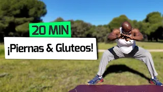 Tonifica Piernas y Glúteos en Solo 20 Min ¡Entrena en Casa! 🍑