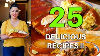 MEXICAN FOOD RECIPES DINNER COMPILATIONS | Satisfying and tasty food| Over  3 hours of COOKING!!!