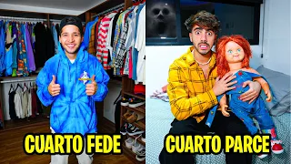 CAMBIO DE CUARTO CON FEDE POR UNA NOCHE