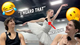 I PUT MICROPHONES ON BALLET DANCERS 🤣🩰