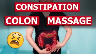 How to Massage Out Your Stuck Poop | FIX CONSTIPATION