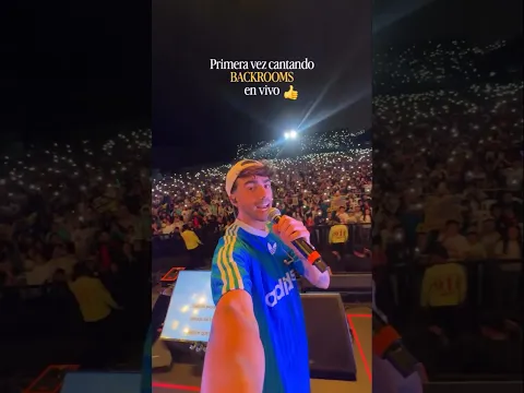 PRIMERA VEZ CANTANDO BACKROMS EN VIVO #fedevigevani #clubmisterio