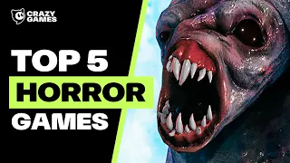 😱 Top 5 Free Horror Games You MUST Play on CrazyGames! 💀 (Scariest Browser Games Ever!)
