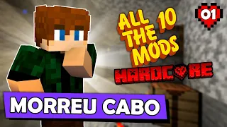 Essa SÉRIE ACABA quando eu MORRER!!! - Minecraft ATM 10 Hardcore E01 (1.21)