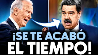 JOE BIDEN AMENAZA a NICOLÁS MADURO por FRAUDE ELECTORAL en VENEZUELA 2024
