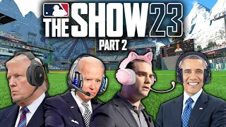 US Presidents Play MLB The Show 23 (Part 2)