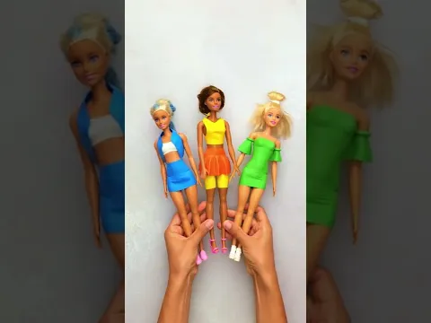 COMMENT CRÉER DE MIGNONNES TENUES POUR POUPÉES À L'AIDE DE BALLONS #shorts