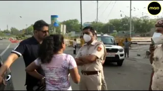 Delhi | Stopped For Not Wearing Masks, Couple Misbehaves With Cops, Arrested | Covid-19