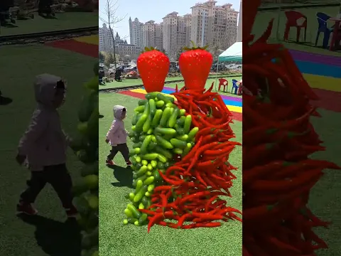special effect satisfying video manusia buah