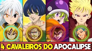 OS 4 CAVALEIROS DO APOCALIPSE EM NANATSU NO TAIZAI EXPLICADOS (Mokushiroku no Yonkishi)