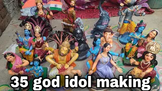 All god idol making | 35 + Murti making at home | ganesha making | Maa durga making | maa kali idol