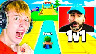 HO SFIDATO SPARX in 1v1! *PROPLAYER ASSURDO* su STUMBLE GUYS