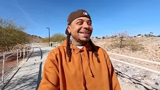 A Long Walk In A Las Vegas Park