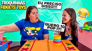TROCAS DE FIDGET TOYS | TROCANDO FIDGET TOYS com Tia Hellen - Épico e INÉDITO!!!