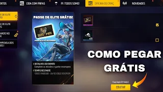 COLETE AGORA O PASSE DE GRAÇA! COMO PEGAR O NOVO PASSE DE ELITE DE DEZEMBRO DE GRAÇA NO FREE FIRE!