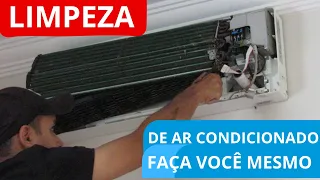 🦠 Limpeza de Ar Condicionado em Casa  ( SAMSUNG INVERTER ) Air Conditioning Cleaning