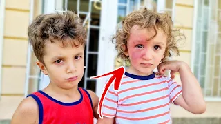 فادي وقّع بيبي مارفل على الأرض 😪!! (كيكي كتير زعلت 😥)