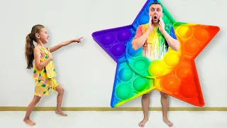 Милана и папа - Сборник веселых лучших испытаний для детей