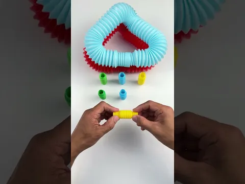 Creating ASMR Sound POP Tube #diy #satisfyingvideos#relaxing #creative #oddasmr #poptubesounds