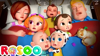 Ten in the Bed - Bedtime Song | Rosoo - Nursery Rhymes & Kids Songs