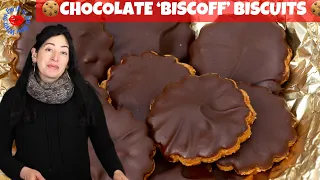 🍫🍪😋Chocolate Biscoff Biscuits