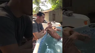 La piscina del jefe 🏊🏻‍♀️🤣🤣