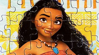 Solving Moana Puzzle / Puzzles for Kids