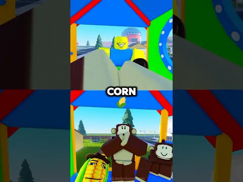 No I don't want corn 😦 #monkey #roblox #robloxanimation