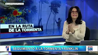 EN VIVO #Cobertura tormenta tropical Franklin toca tierra en Barahona