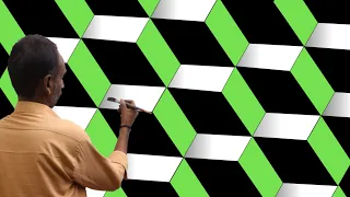 Modern 3D wall painting decoration | 3D wall art painting design | wall paint design ideas