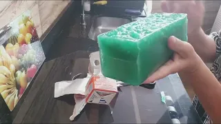 🔴 VOCÊ TEM ÁGUA E AÇÚCAR? VAMOS FAZER SABÃO SEM SODA NA CAIXA DE LEITE!! DURO E SUPER ESPUMANTE !