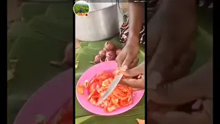 #villagelife I burnt my hand cooking this delicious food