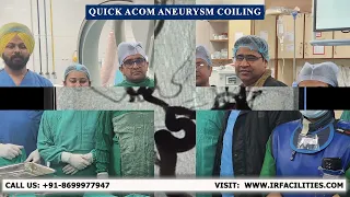 Quick ACOM ANEURYSM COILING | IRFacilities #health #aneurysm #coiling #doctor