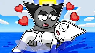 ¡SALVADA POR BEBÉ GRAY en ROBLOX! 😱 BEBÉ WENDA ES RESCATADA POR BEBÉ GRAY 😍 Incredibox Sprunki