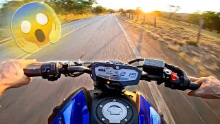 PRIMEIRO ROLE COM A MT07 NO DIRETÃO