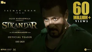 SIKANDAR: Official Teaser | Salman Khan | Sajid Nadiadwala | A.R. Murugadoss | EID 2025