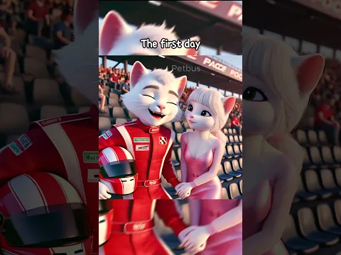Cat's Fast and Furious: Race for Love! #cat #racing #cute #emotional #story #car