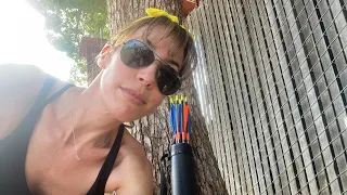 Archery! I’m Becoming Katniss Everdeen #hungergames #archery