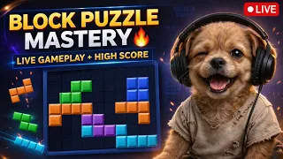 Block Puzzle Mastery 🔥 Live Gameplay + High Score