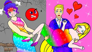 Paper Dolls Dress Up - Evil Ladybug VS Rapunzel Love Triangle SHOCKING Story