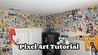 ✨Easy 1 Minute Pixel Art Tutorial!