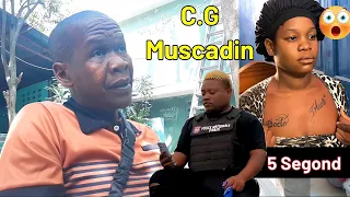 izo fache, Muscadin explike fanm nan soti Vilaj de Dye 5 segond. Boujwa atake Babekyou tou