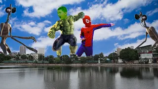 Bi và Bo Trở Thành Siêu Nhân Người Nhện và Hulk Giải Cứu Thành Phố Đánh Bại Quái Vật Đầu Loa Phần 2
