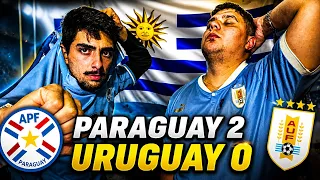 PARAGUAY 2 URUGUAY 0 - REACCIÒN de HINCHAS URUGUAYOS #uruguay #paraguay