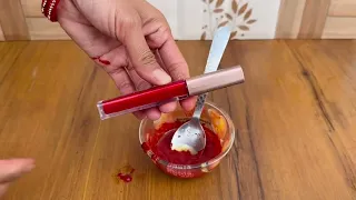 गीला सिन्दूर बनायें घर पर || Homemade liquid sindoor