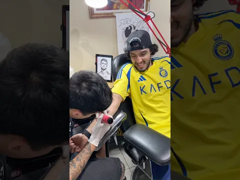 ME TATUE A CRISTIANO😱O MESSI?