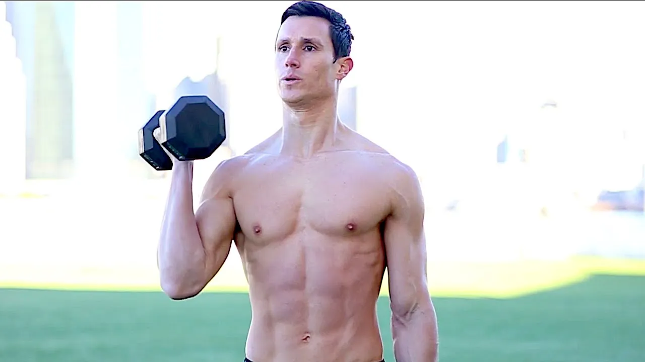 Image Dumbbell Curl to Press