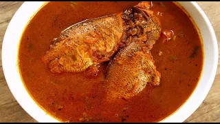 Home Style Fish Curry - Meen Kulambu - Fish Gravy