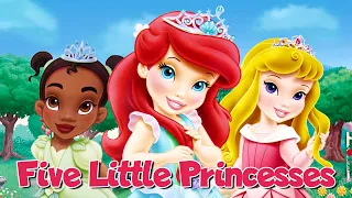 Disney Five Little Princesses - Disney Princesses Song for Kids